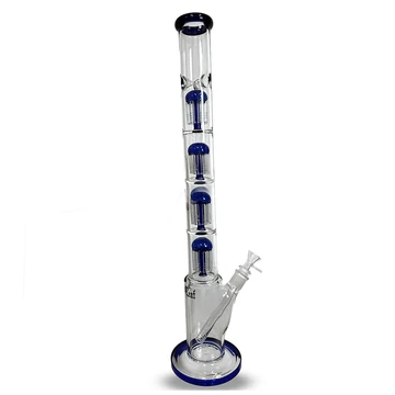 Bong Üveg Black Leaf 4x8-Arm Tree Percolator H:58 cm