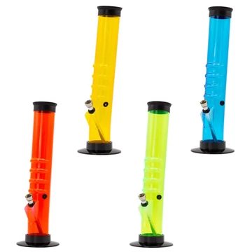 Bong akril Straight mixed color H: 32 cm S: 10 mm