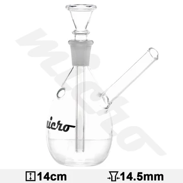 Bong üveg Micro bong variation 1 H: 14 cm S: 14,5 mm