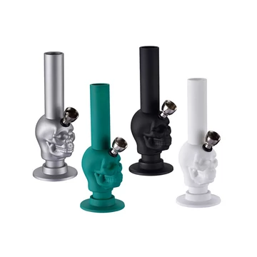 Bong akril mini Champ High gumírozott koponya mix 15 cm