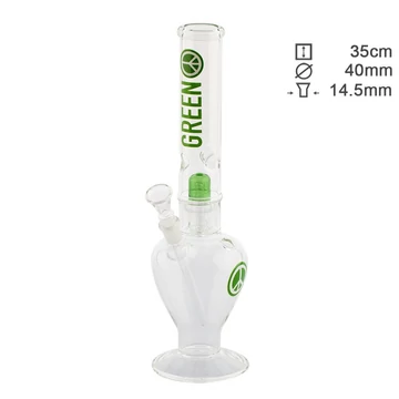 Greenline üveg bong - 35 cm