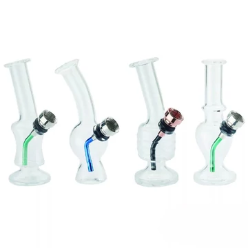 Champ High mini átlátszó bong - 12,5 cm